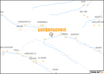 map of Darband-e Pā \