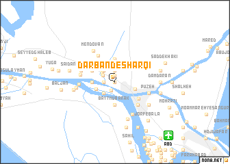 map of Darband-e Sharqī