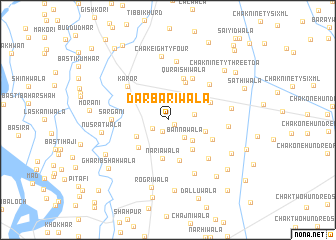 map of Darbārīwāla