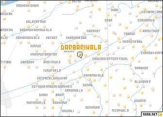 map of Darbāriwāla