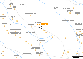 map of Dārbarū