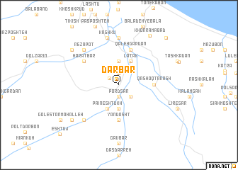 map of Dārbār