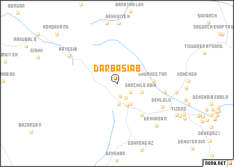 map of Darb Āsīāb