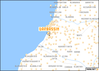 map of Darb as Sīm