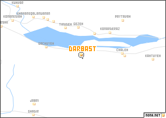 map of Dārbast