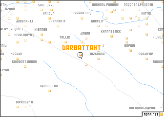 map of Darb at Taḩt