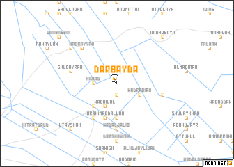 map of Dār Bayḑāʼ