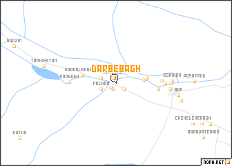 map of Darb-e Bāgh