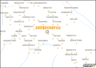 map of Darb-e Khafkū