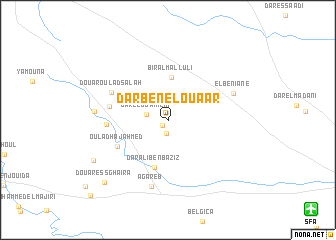 map of Dar Ben el Ouaar