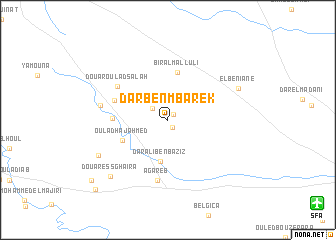 map of Dar Ben Mbarek