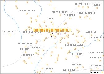 map of Dar Ben Saïm Ben Ali