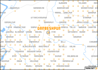 map of Darbeshpur