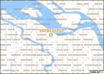 map of Darbeshpur
