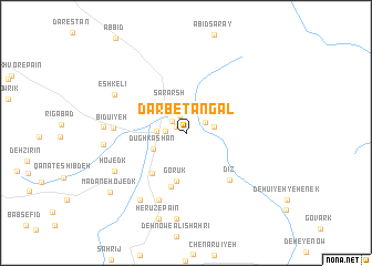 map of Darb-e Tangal