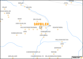 map of Dārbīleh