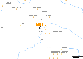 map of Dārbīl