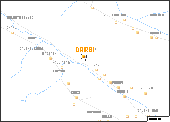 map of Darbī