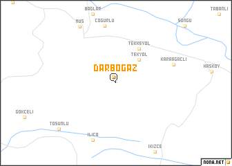 map of Darboğaz