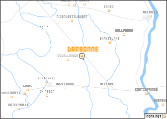 map of Darbonne