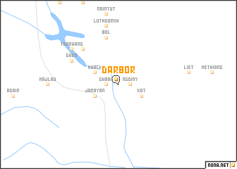 map of Darbor