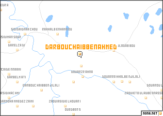 map of Dar Bouchaïb Ben Ahmed