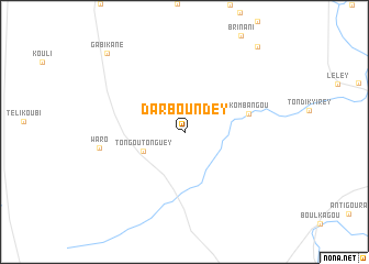 map of Darboundey