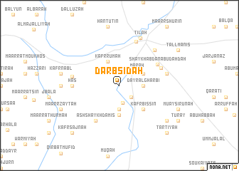 map of Dār Bsīdah