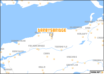 map of Darbyʼs Bridge