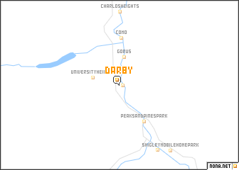 map of Darby