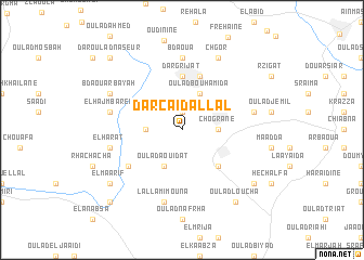 map of Dar Caïd Allal