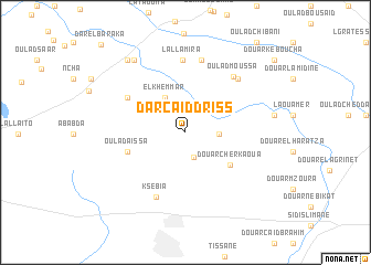 map of Dar Caïd Driss