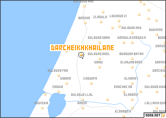 map of Dar Cheikh Khailane