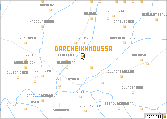 map of Dar Cheïkh Moussa