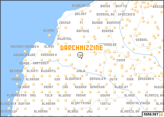 map of Dâr Chmizzîne