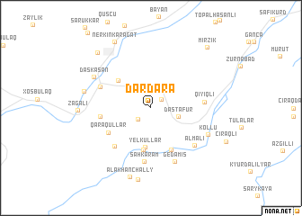 map of Dardǝrǝ