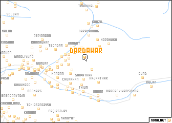 map of Dardawār