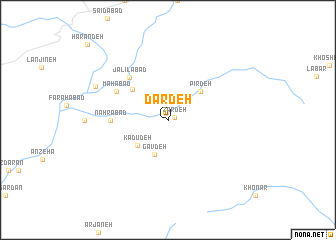 map of Dar Deh