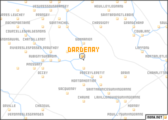 map of Dardenay