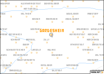 map of Dardesheim