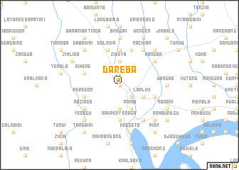 map of Dareba