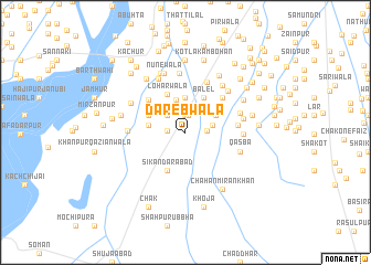 map of Darebwāla