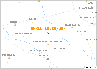 map of Dar ech Cherkaoua