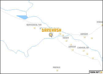 map of Dar-e Hāsh