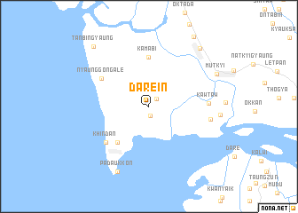 map of Darein