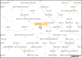 map of Dareizé