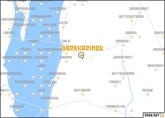 map of Daré Karimou