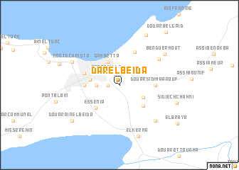 map of Dar el Beïda