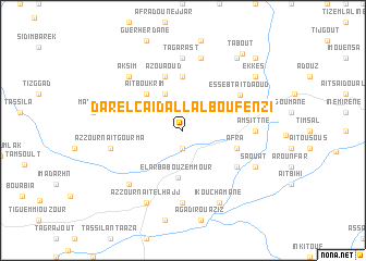 map of Dar el Caïd Allal Bou Fenzi