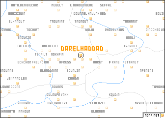 map of Dar el Haddad